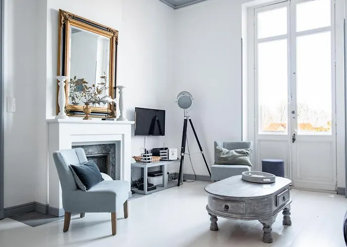 Frenchyhomes☆arcachonnaisedecharme☆plage☆7pers شقة *