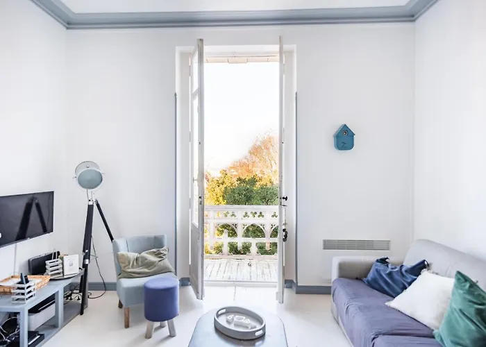 Frenchyhomes☆arcachonnaisedecharme☆plage☆7pers شقة آركاشو