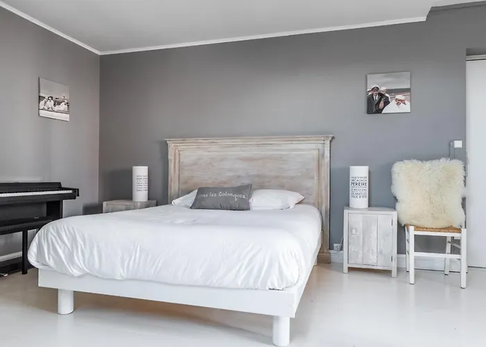 Frenchyhomes☆arcachonnaisedecharme☆plage☆7pers شقة