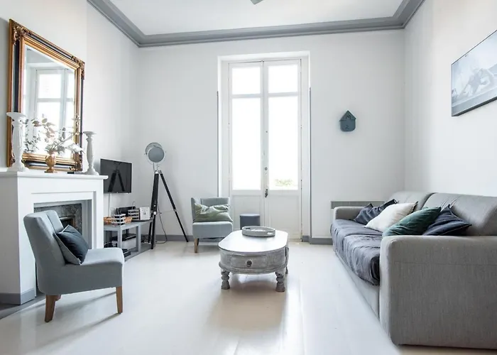 Frenchyhomes☆arcachonnaisedecharme☆plage☆7pers شقة *